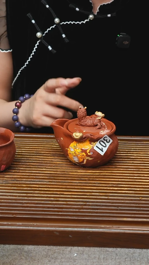 万古烧粗陶手工茶具