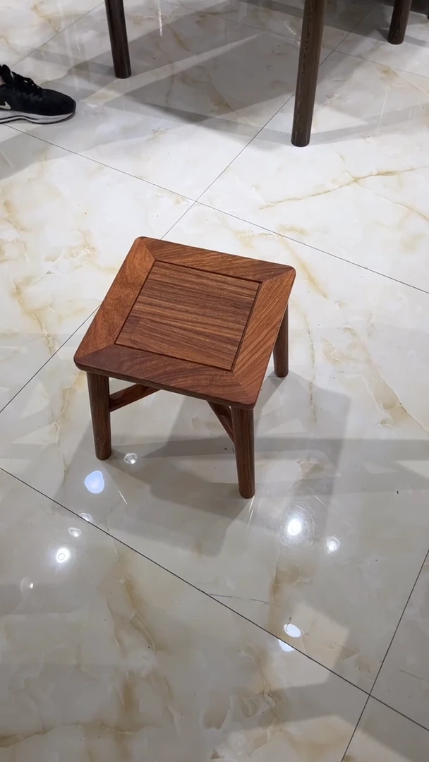 紫檀木类成套家具刺猬紫檀小方凳30*30*30高