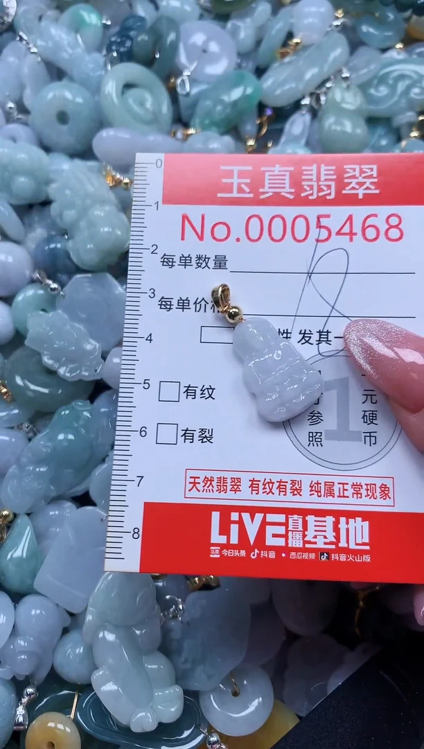 翡翠未镶嵌吊坠(不含链)5468