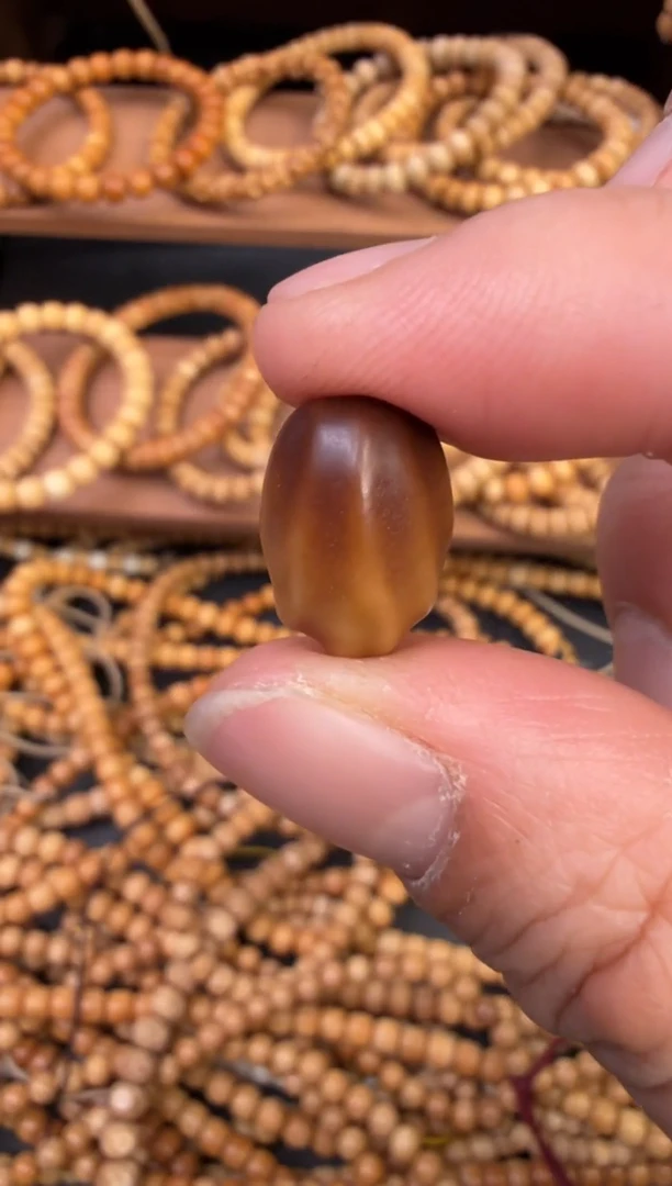 【闪购商品】菩提根/象牙果手串龙脊菩提红料原籽卡17