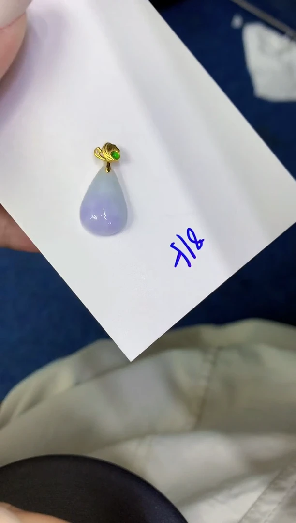颈饰未镶嵌翡翠缅甸天然翡翠A货