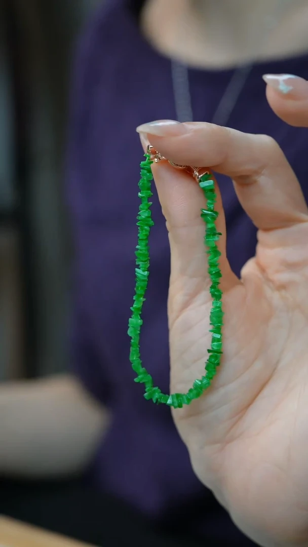 未镶嵌手串翡翠40-不规则串/姿/1