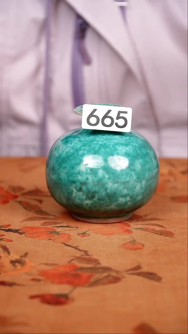 全品钧瓷茶器摆件