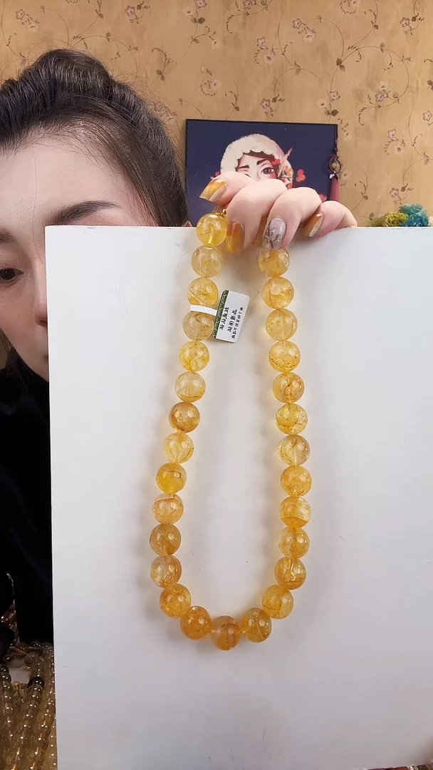 颈饰未镶嵌水晶项链约16MM5166