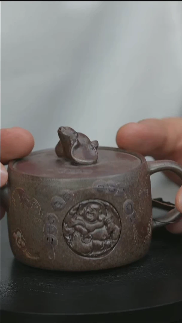 茶壶紫砂H1522余海燕浮雕秦权