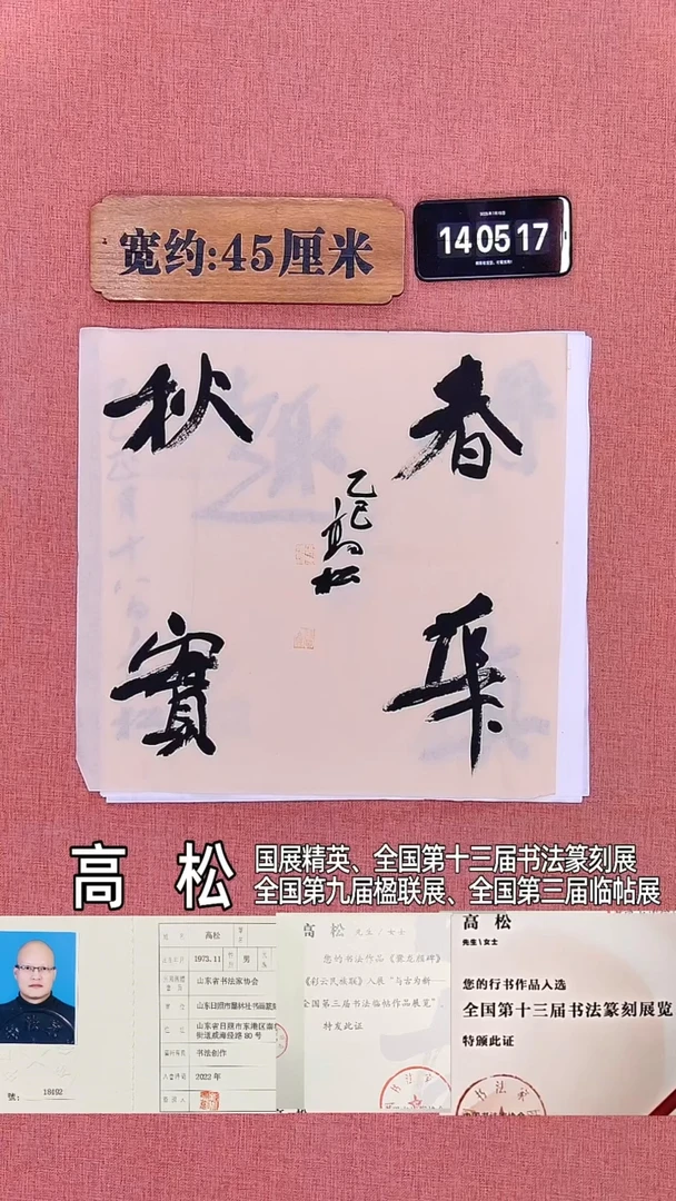 书法294         高老师书法作品