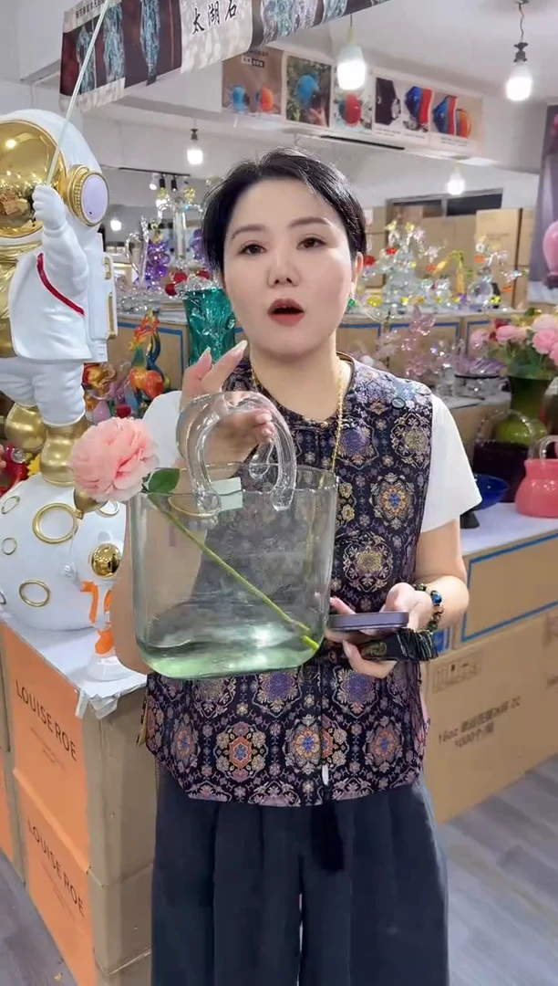 琉璃瑞直花瓶花器H-晚4