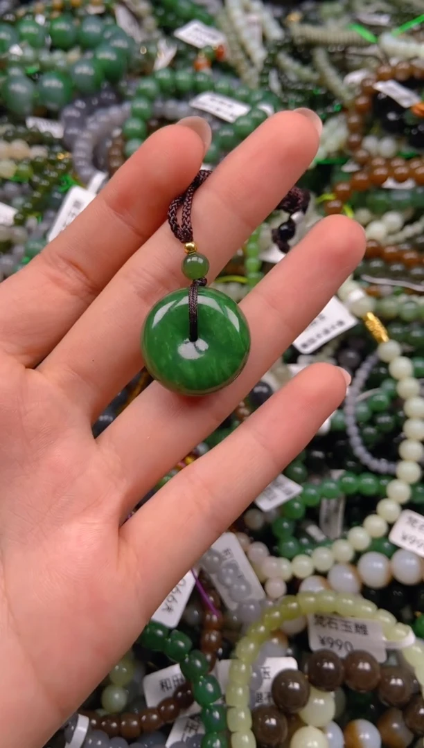 和田玉未镶嵌挂件1