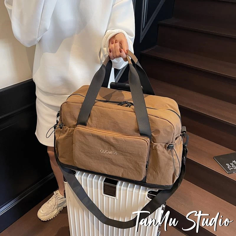 探屿大容量短途旅行包新款干湿分离运动健身包旅游待产收纳行李包