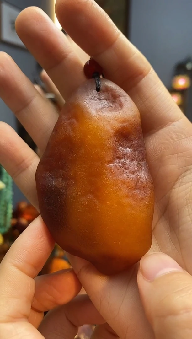 琥珀颈饰未镶嵌吊坠