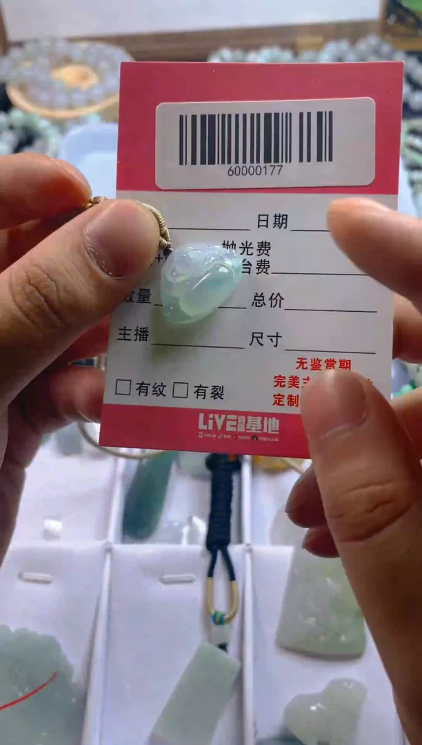 翡翠未镶嵌颈饰60000165