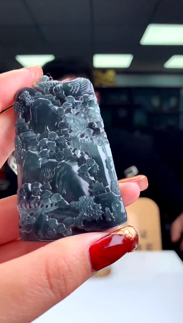 【闪购商品】定制翡翠未镶嵌天然A货翡翠挂件（拍一发一）