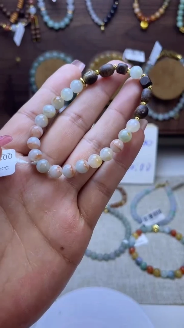 未镶嵌手链翡翠手串
