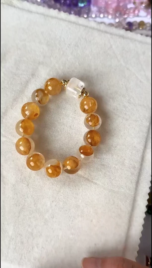 合金手链水晶胶花手串