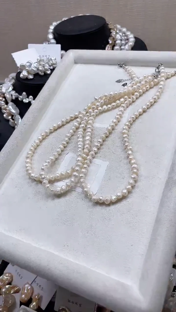 未镶嵌项链淡水珍珠【纯恬饰品】（多样性发货发一）