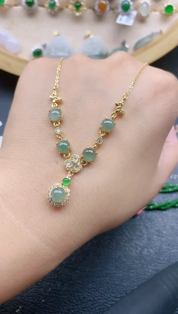 翡翠戒指银S925镶嵌11111