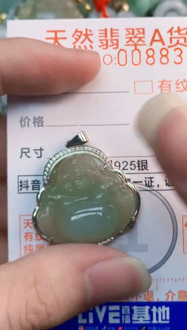 翡翠未镶嵌吊坠(不含链)1