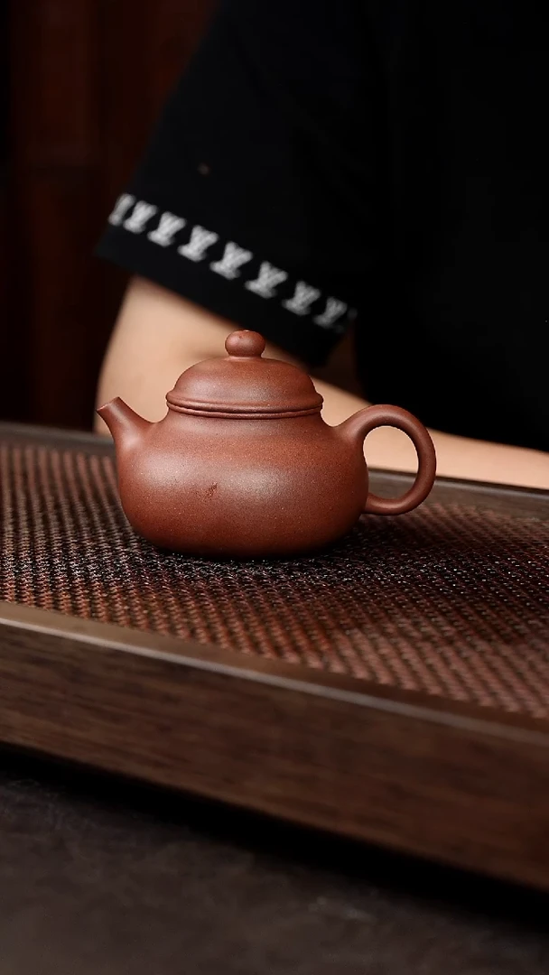 茶壶紫砂底槽清容天【带矿标证书】