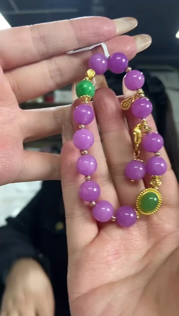 【闪购商品】锂辉石手串未镶嵌多样性发其一颜色微差