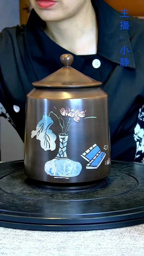 全手工紫陶茶罐精磨299