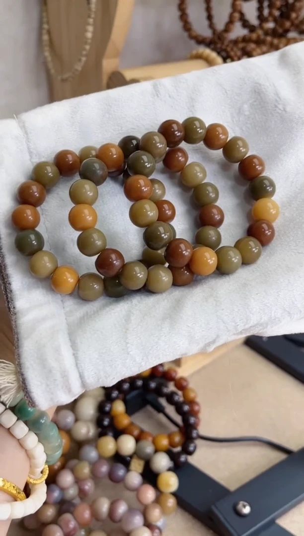 菩提根/象牙果手串w61干磨酒桶1213瑕疵不补随机