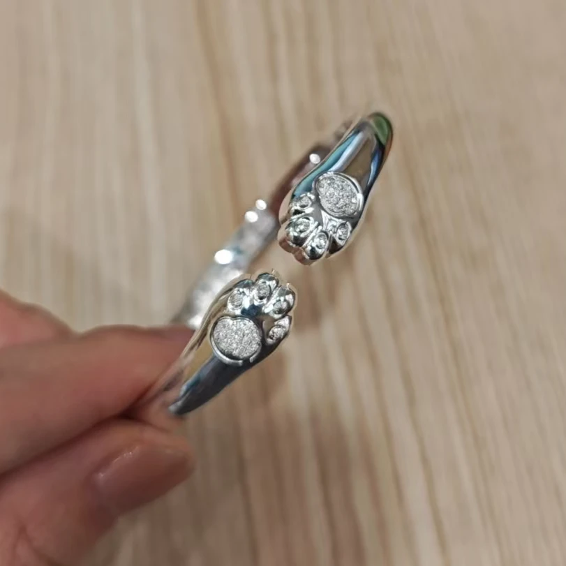 足银手镯 菜百首饰 足银手镯