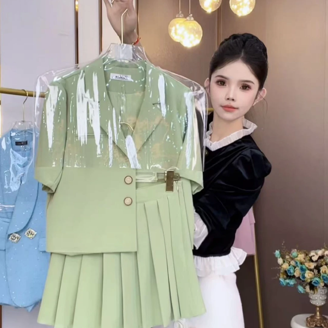 莱诗库629新款百搭时尚名媛风轻奢网红设计师气质高级感百搭套装