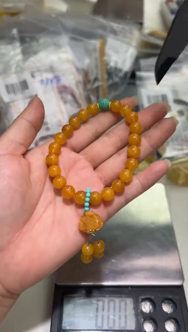 裸石琥珀未镶嵌琥珀蜜蜡手串多样性发一条