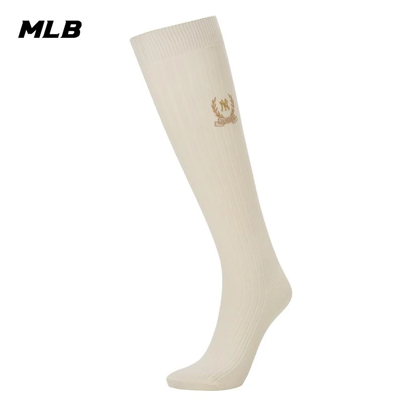 MLB男袜女袜百搭夏季新款学院系列运动袜时尚休闲长筒袜3ASOMV546