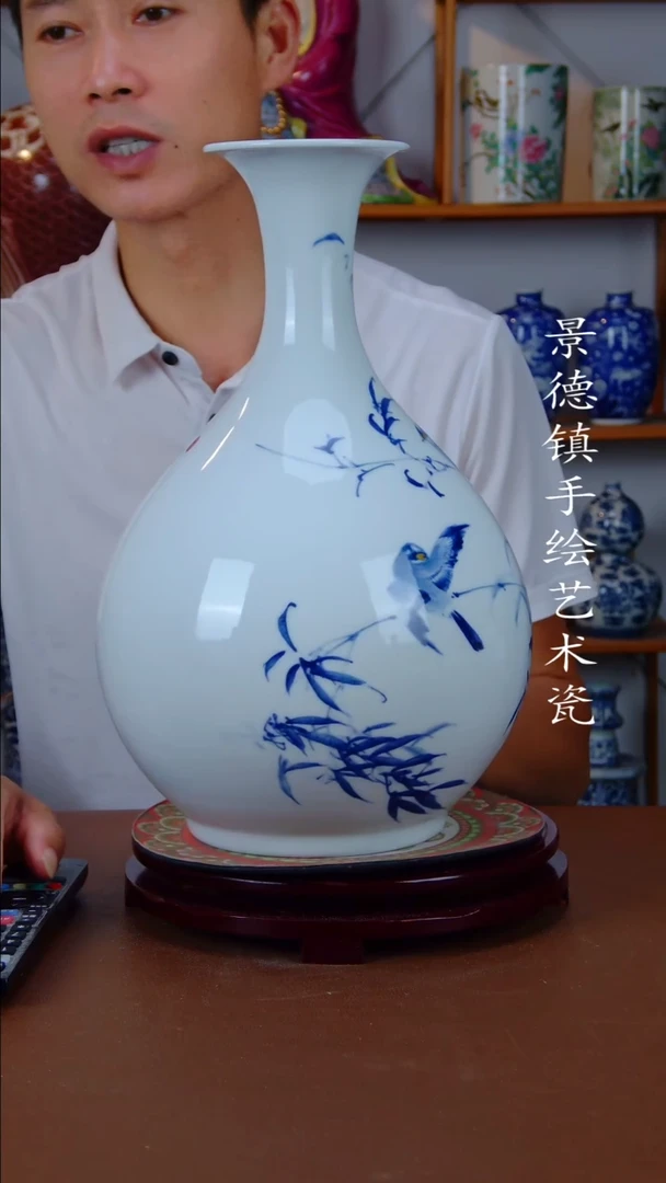 现代景德镇手工手绘陶瓷摆件30