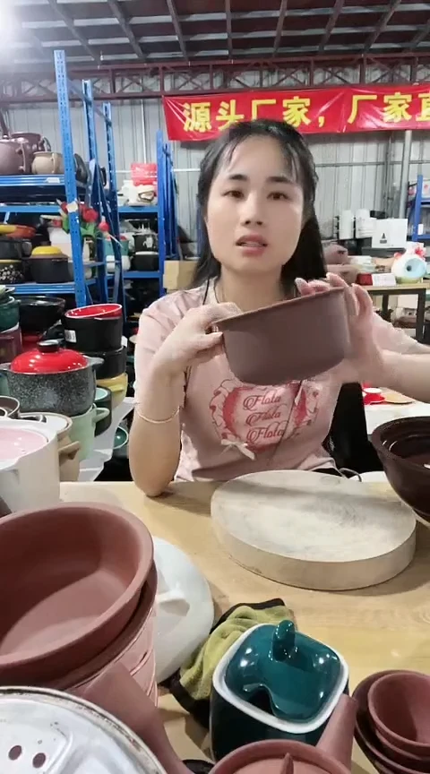 瑕疵大号紫砂内胆不圆色差