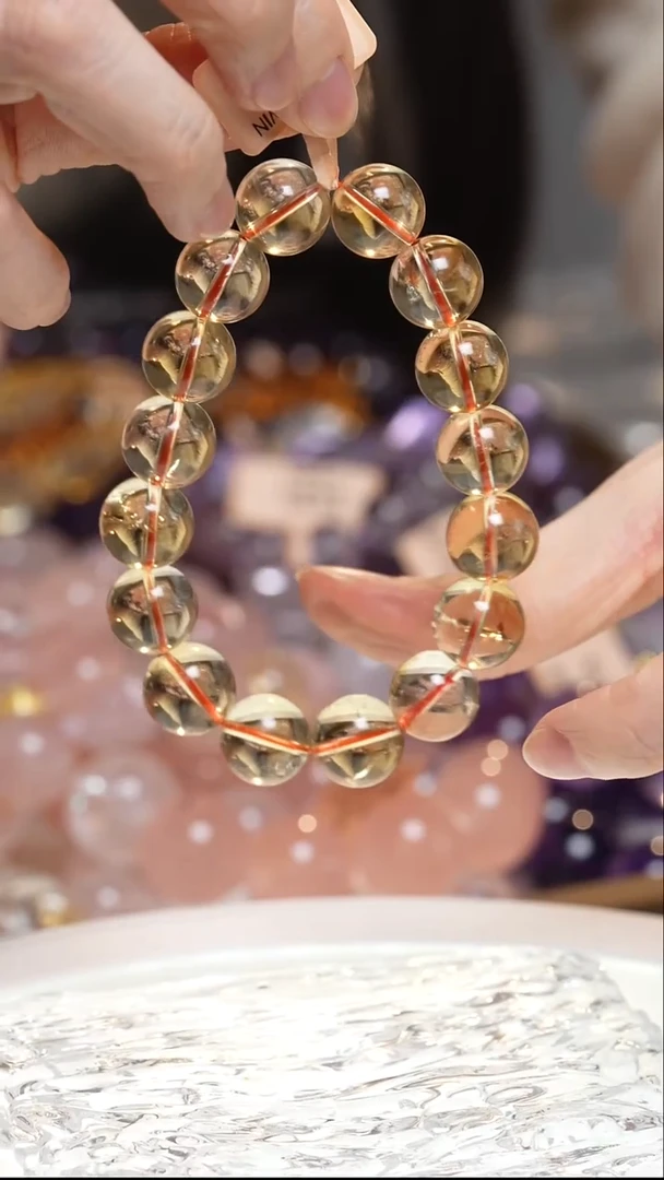 未镶嵌手串水晶黄水晶手串·DD0025OC068G303