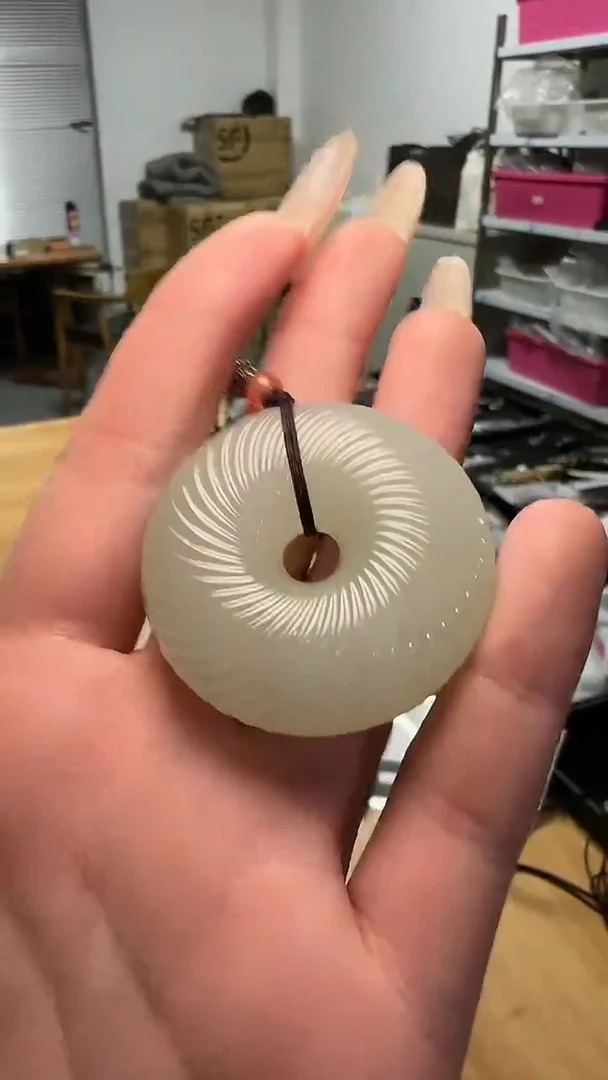 颈饰未镶嵌和田玉晴水平安扣