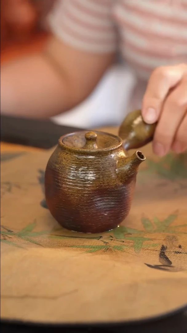 茶壶紫砂原矿手工制作19号 180cc