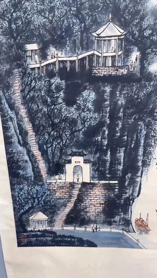 华夏甄选作品画画