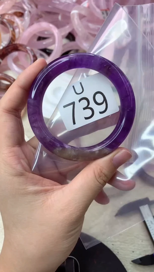 未镶嵌手镯水晶U739-53