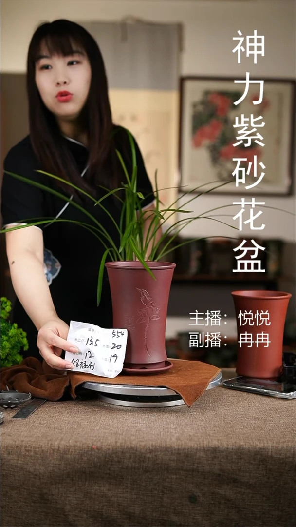 紫砂花盆紫砂花盆554+z