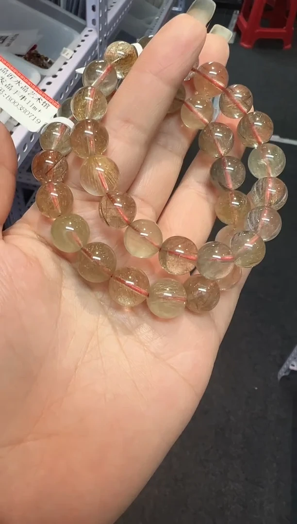 未镶嵌手串水晶彩发晶手串11m+ 多样性发一M57488XA