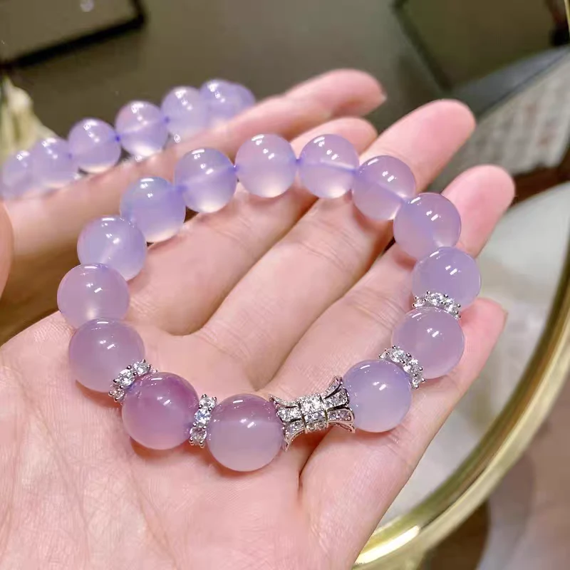 925银手链 GRYSS  小蛮腰紫遇银手串手链高奢时尚大气经典MYCY013