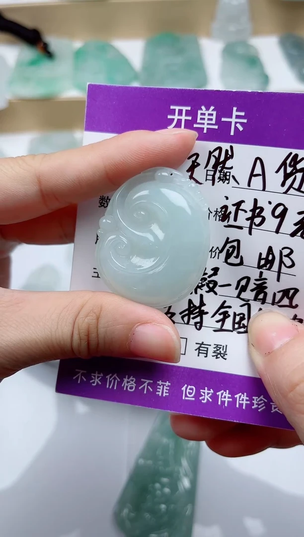 翡翠未镶嵌颈饰