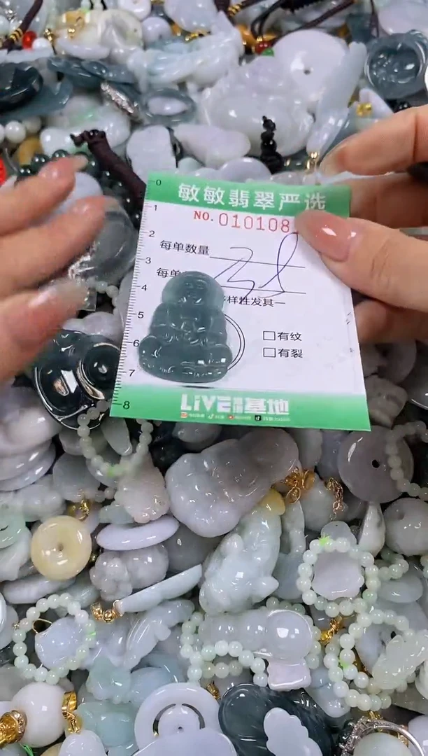 【闪购商品】翡翠颈饰未镶嵌闪购0101081多样性发其一