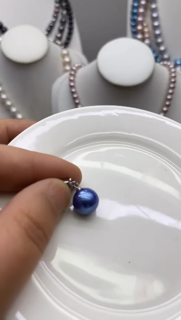 淡水珍珠钛钢颈饰1