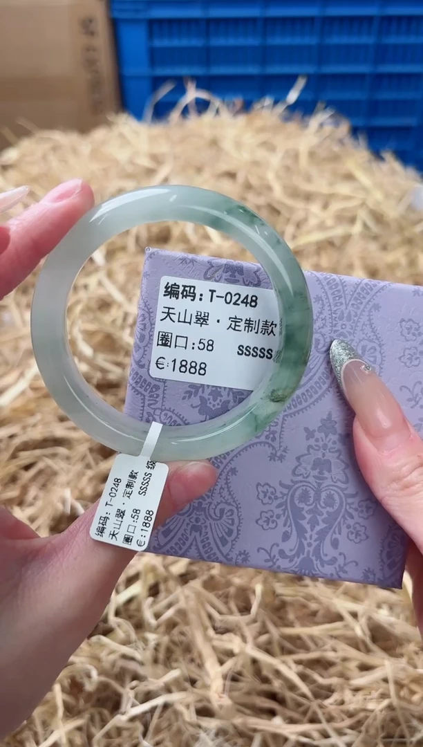 未镶嵌手镯石英质玉T-0248