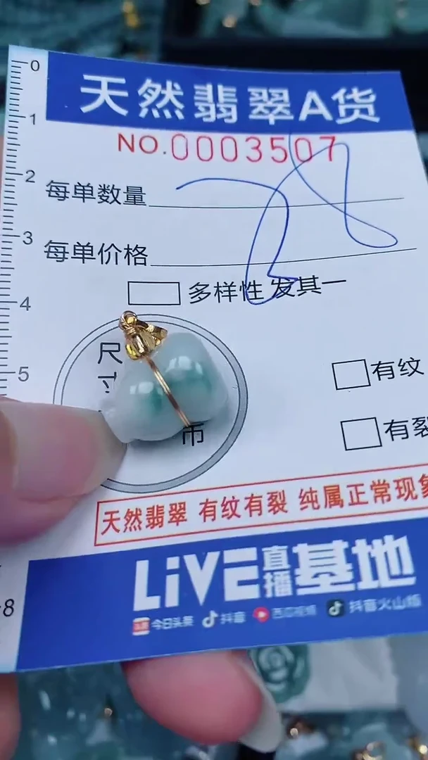 翡翠未镶嵌颈饰00003507