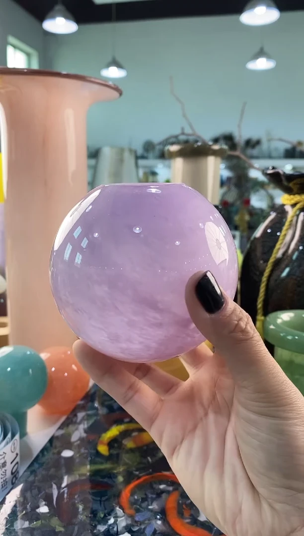 慕忆家手作琉璃花瓶