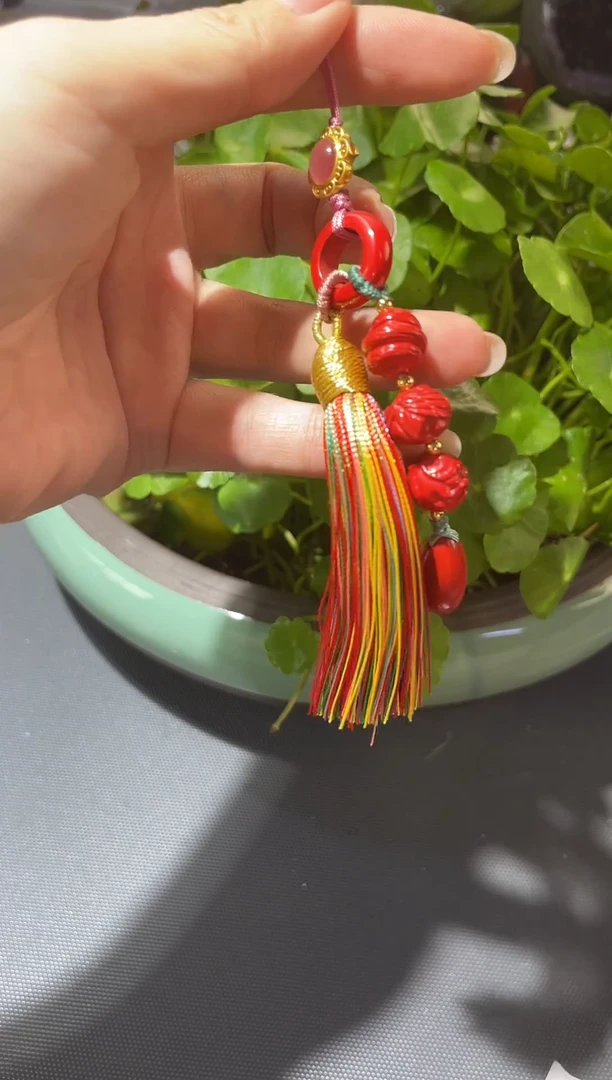 未镶嵌手链水晶朱砂龙蛇鸡车挂