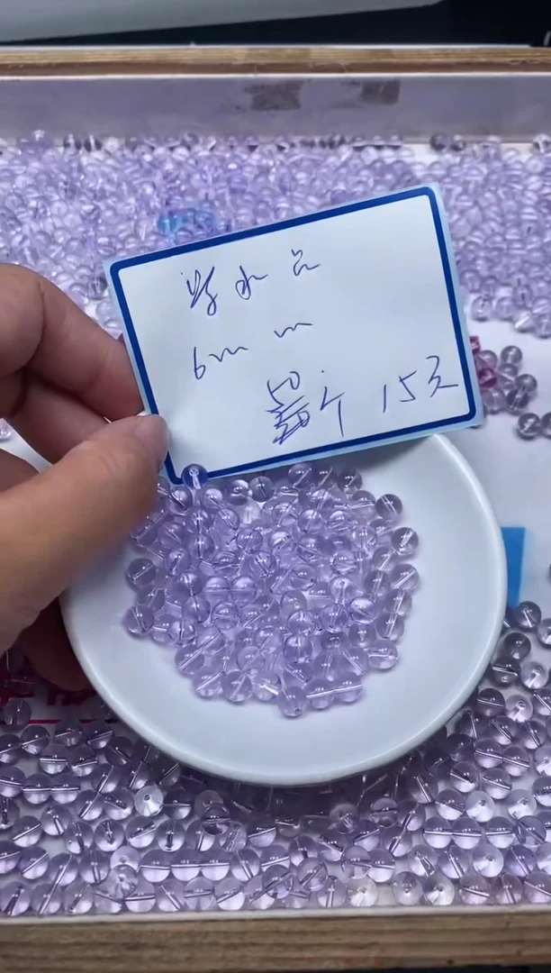 未镶嵌颈饰水晶M692 维多利亚6mm50个15元