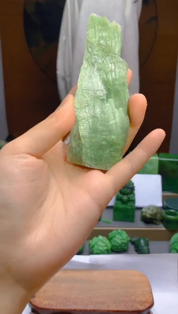【闪购商品】和田玉（碧玉）珠宝半成品未镶嵌1