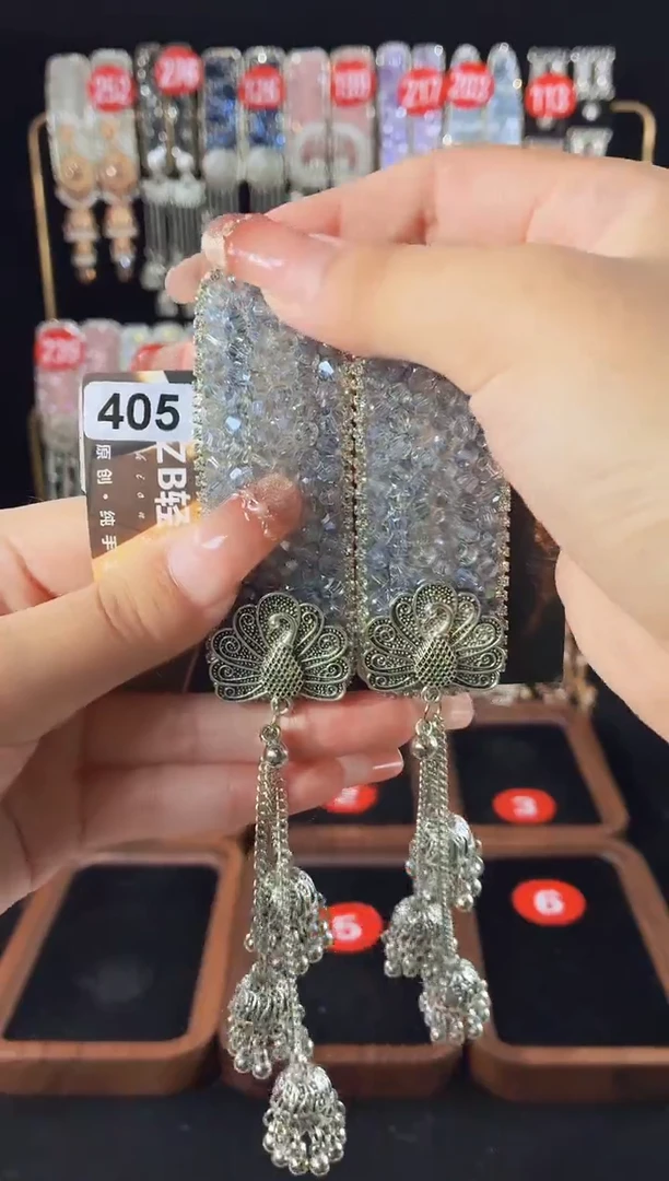 皮质铁合金405原创发夹一对