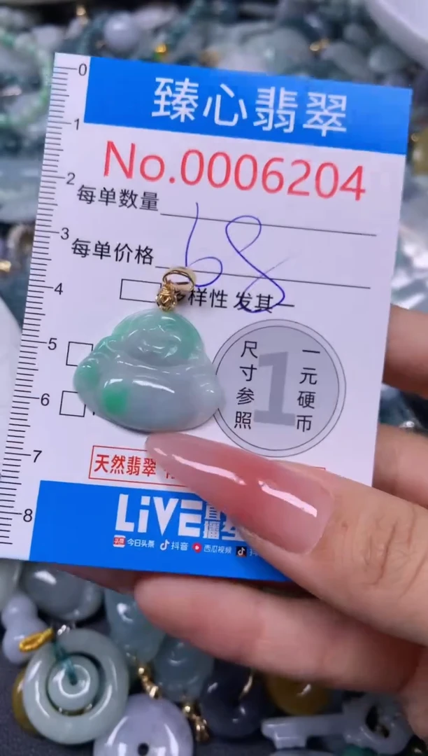 【闪购商品】翡翠颈饰未镶嵌含绳0006204